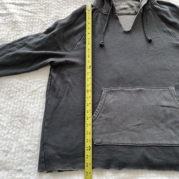 Aerie Oversized Broken-In Hoodie Gray Fleece Cozy Pullover Womens Size XL - Picture 12 of 12